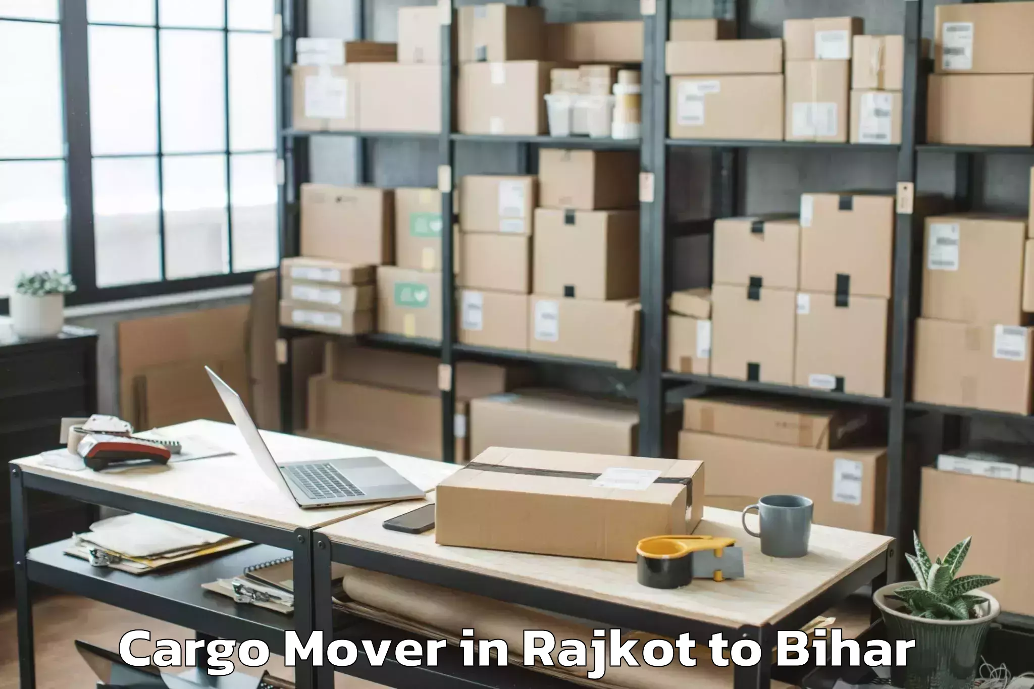 Reliable Rajkot to Haspura Cargo Mover